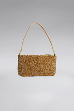 Load image into Gallery viewer, Large Crystal Snakeskin Slim Shoulder bag