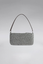 Load image into Gallery viewer, Large Crystal Snakeskin Slim Shoulder bag