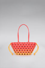 Load image into Gallery viewer, Small Weave Crescent Beach Bag