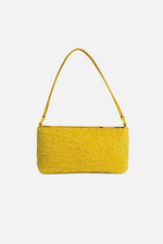 Load image into Gallery viewer, Large Crystal Snakeskin Slim Shoulder Bag