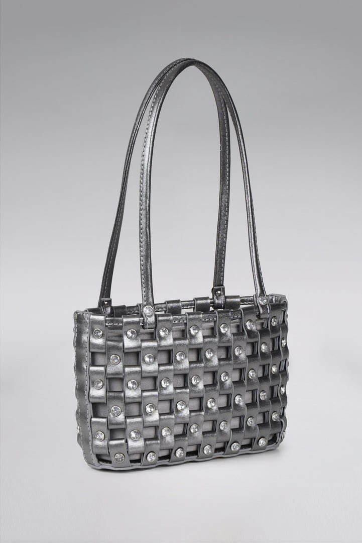 Small Weave Shoulder Bag