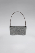 Load image into Gallery viewer, Small Crystal Snakeskin Slim Shoulder Bag