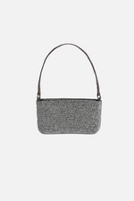 Load image into Gallery viewer, Small Crystal Snakeskin Slim Shoulder Bag