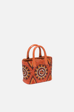 Load image into Gallery viewer, Small Arabia Patent Pop Tote