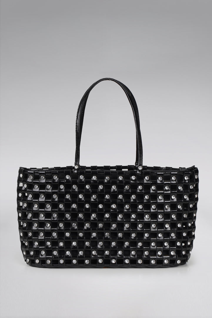 Large Weave Shopper Bag