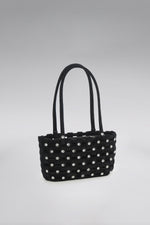Load image into Gallery viewer, Small Weave Velvet Tote Bag