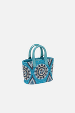 Load image into Gallery viewer, Small Arabia Patent Pop Tote