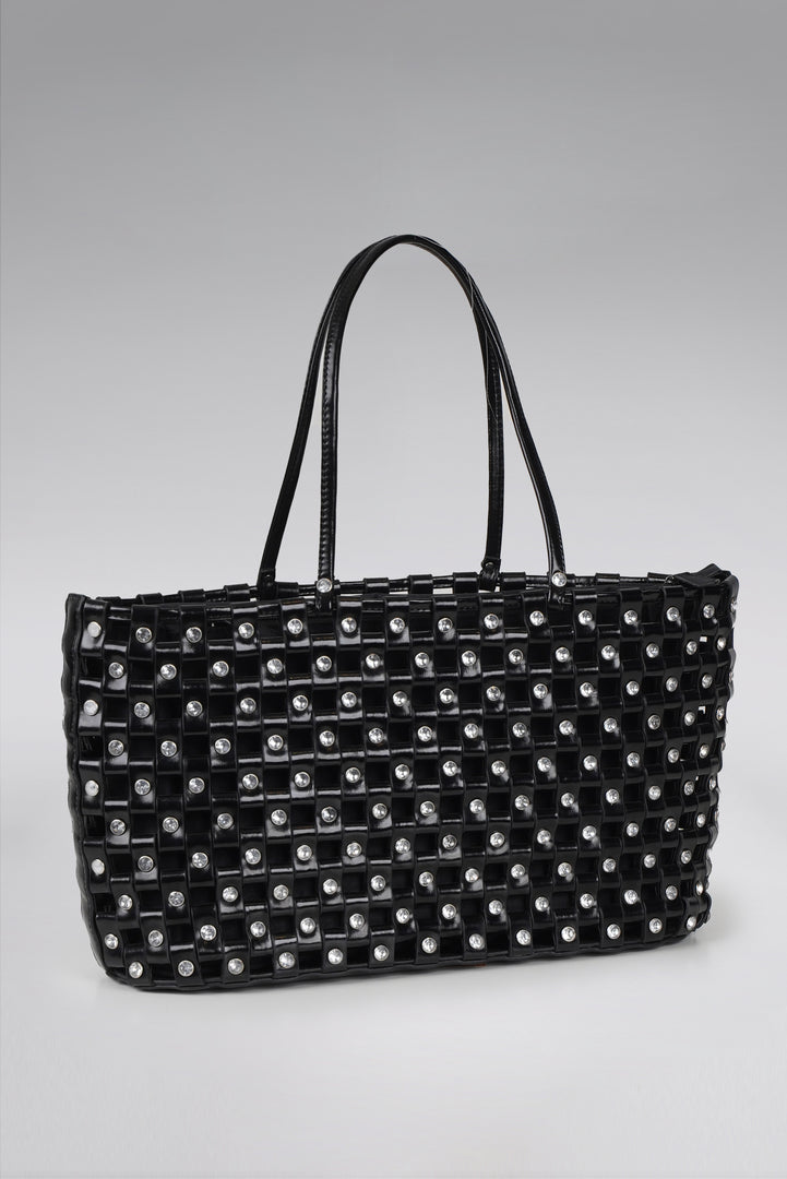 Large Weave Shopper Bag
