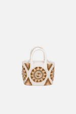 Load image into Gallery viewer, Small Arabia Patent Pop Tote