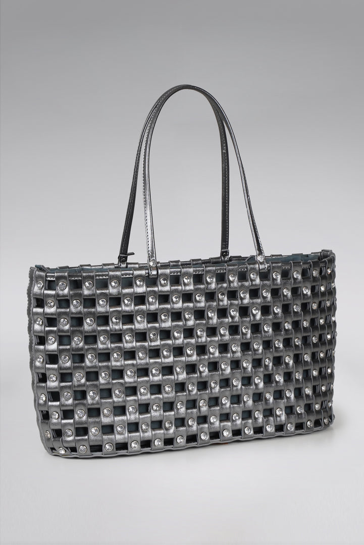 Large Weave Shopper Bag