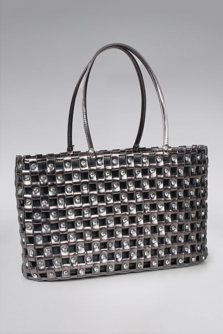 Large Weave Shopper Bag