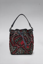 Load image into Gallery viewer, Large Patchy Carpet Bucket Bag