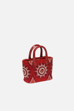 Load image into Gallery viewer, Small Arabia Patent Pop Tote