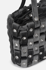 Load image into Gallery viewer, Small Velvet Weave Shoulder Bag