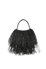 Load image into Gallery viewer, Shaggy Fringe Metallic Bag