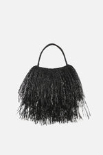 Load image into Gallery viewer, Shaggy Fringe Metallic Bag