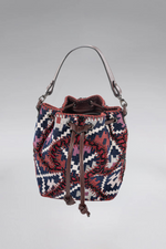 Load image into Gallery viewer, Large Patchy Carpet Bucket Bag