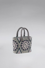 Load image into Gallery viewer, Small Arabia Snakeskin Pop Tote