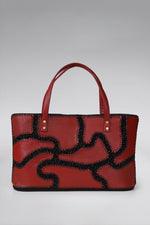 Load image into Gallery viewer, Large Patchy Leather Shopper Tote