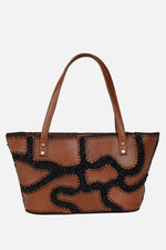 Load image into Gallery viewer, Medium Patchy Leather Tote