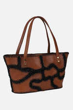 Load image into Gallery viewer, Medium Patchy Leather Tote