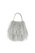 Load image into Gallery viewer, Shaggy Fringe Metallic Bag