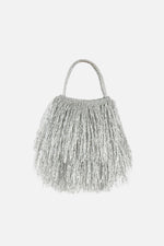 Load image into Gallery viewer, Shaggy Fringe Metallic Bag