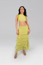Load image into Gallery viewer, Bella Crystal Maxi Green Set