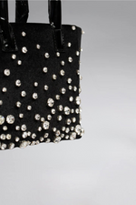 Load image into Gallery viewer, Small Diamond Velvet Pop Tote
