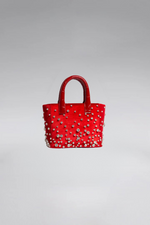 Load image into Gallery viewer, Small Diamond Velvet Pop Tote