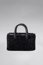 Load image into Gallery viewer, Small Crystal Patent Flap Tote