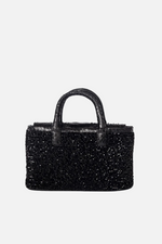 Load image into Gallery viewer, Small Crystal Patent Flap Tote