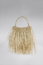 Load image into Gallery viewer, Shaggy Fringe Metallic Bag