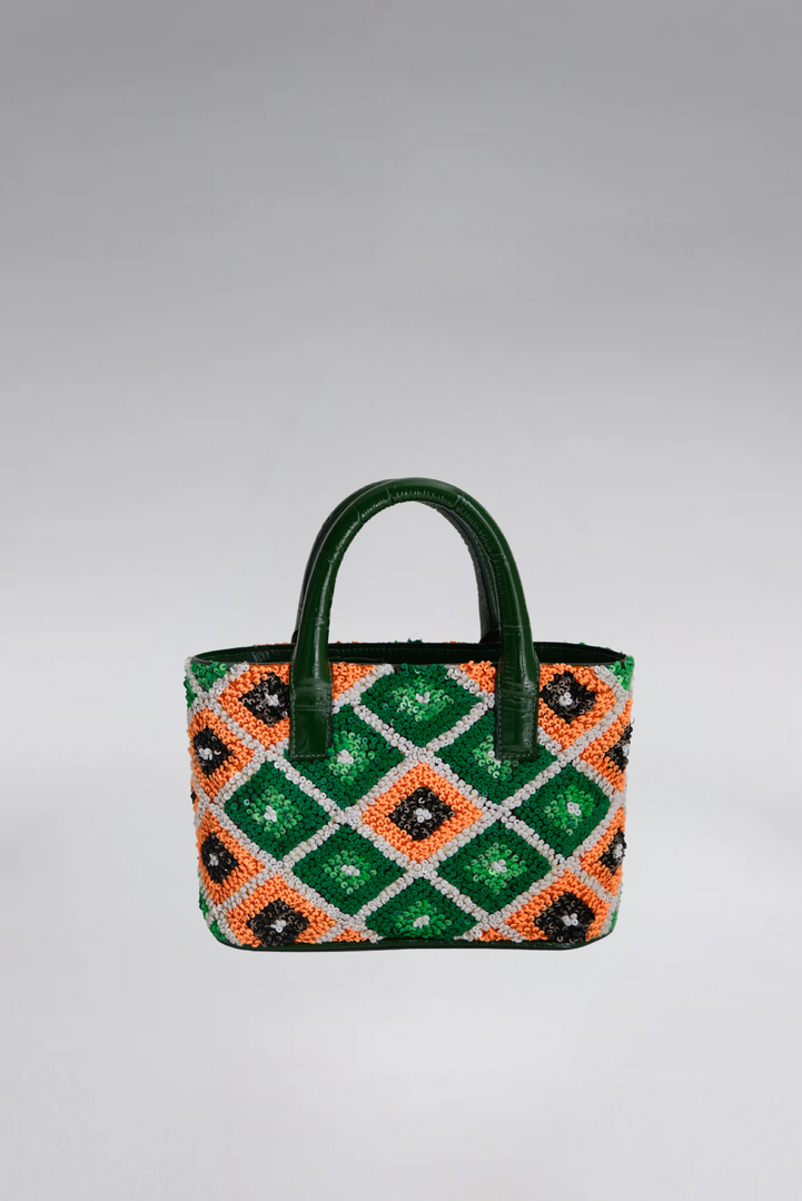 Midi Dazzle Patent Pop Tote
