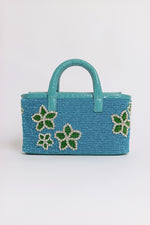 Load image into Gallery viewer, Flora Crystal Patent Leather Flap Tote