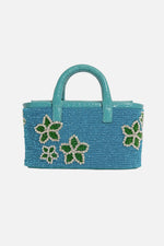 Load image into Gallery viewer, Flora Crystal Patent Leather Flap Tote