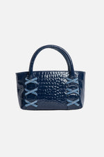 Load image into Gallery viewer, Small Kriss Patent Leather Wedge Tote