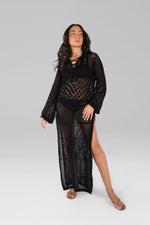 Load image into Gallery viewer, Biba Knit Coverup Maxi