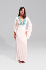 Load image into Gallery viewer, Salma Turquoise Dress