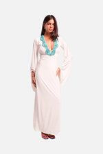 Load image into Gallery viewer, Salma Turquoise Dress