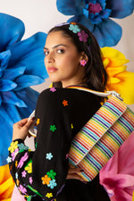 Load image into Gallery viewer, Lori Crystal Patent Leather Evening Shoulder Bag