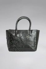 Load image into Gallery viewer, Large Itsy Bitsy Snakeskin Pop Tote