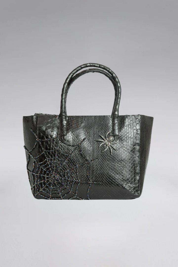 Large Itsy Bitsy Snakeskin Pop Tote