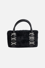 Load image into Gallery viewer, Small Kriss Faux Fur Wedge Tote