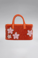 Load image into Gallery viewer, Small Flora Patent Flap Tote
