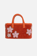 Load image into Gallery viewer, Small Flora Patent Flap Tote