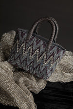Load image into Gallery viewer, Small Ziggy Snakeskin Pop Tote