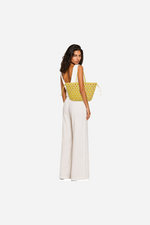 Load image into Gallery viewer, Large Weave Crescent Beach Bag SS26'