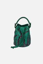 Load image into Gallery viewer, Small Snakeskin Bucket Bag