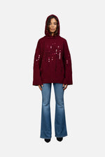 Load image into Gallery viewer, Shika Sequin Wool Hoodie
